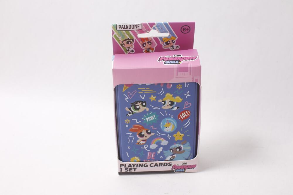 The Powerpuff Girls Playing Cards set by Paladone in FLAWED Box ~260907-WH 1136